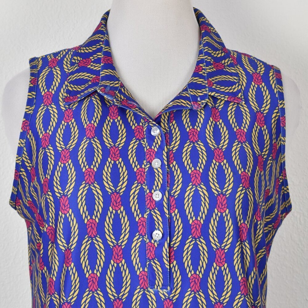 Tee 2 Sea Golf Nautical Print Sleeveless Dress - XL - Picture 2 of 8